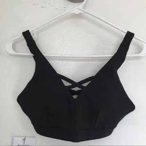 Pact Organic Black Criss Cross Bra